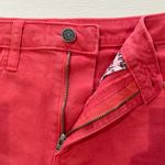 Sam Edelman New  The Stiletto High Rise Shorts Cherry Red Photo 11