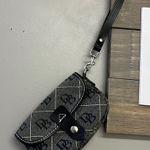 Dooney & Bourke  Flap “DB” Wallet Wristlet- approx 6.5”/4.25”/1.25” Photo 0