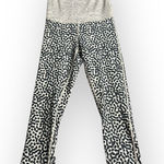 Lululemon Pants Womens White Blue Groove Flare Yoga Athletic Animal Print Gym 4 Photo 0