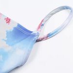 Angel Tie Dye Detail Tie Back Mini Bodycon Dress S Photo 8