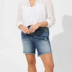 Torrid | Cloud White Sheer Chiffon Clip Dot Ruffle Neck Tie Front Top 5X NWT Photo 4