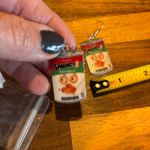 Campbell's Spaghetti and Meatballs Can Earrings Fun Novelty Food Jewelry Gift Red Photo 5