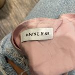 ANINE BING  Leslie Soft‎ Pink Silk Halter Top Sz Small Blouse Photo 5