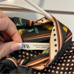 ZARA  Printed Mini Dress With Tie Photo 6