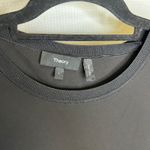 Theory  Black Sleeveless Wide Leg Jumpsuit Elastic Waist Pockets Size L Photo 10