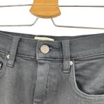Aritzia Wilfred Free Tanit Denim Skirt Mini Raw Hem Black Wash Size 2 Photo 6