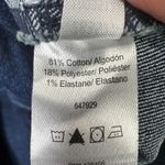 Venus  Denim Military Jacket Women’s Sz 2 Blue Quilted Sleeves Gold Buttons Chic Photo 6