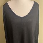 Gap  long sleeve soft spun u-neck true black shirt Photo 2