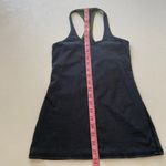 Lululemon  Run: Start Line Racerback shirt Black Heather Lime Size 4 Photo 4
