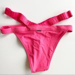 Censored Bright Pink Strappy Waist Bikini Bottom Size 6 Photo 7