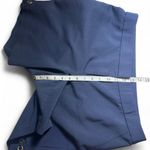 Rafaella  Curvy Navy Blue Stretchy Shorts with Gold Grommet on leg size 12p Photo 6