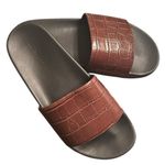 - All Saints Brown Slide Leather
Slides(Size 39) Photo 6
