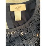 Loft  Navy Blue Lace Yoke T-Shirt Dress – Size Small Photo 1