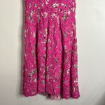Anthropologie Yoana Baraschi Jardim Dress Pink Floral Lace Party Cocktail Size 6 Photo 5
