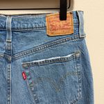Levi's Levi’s classic ribcage 501 high rise denim shorts raw hem cutoff jean shorts Photo 6