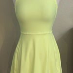 Nike  Victory Summer Tennis Mini Dress Volt Lime Yellow Racerback Size XS Photo 0