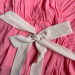 HD in Paris Women’s cinch waist pink peplum style top size 6 Photo 4