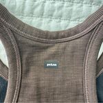 prAna Ribbed Sports Bra Brown Small Photo 2