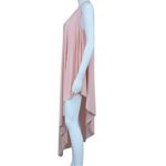 Norma Kamali Pastel Pink One Shoulder Cocktail Dress Size M Photo 3