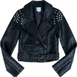 joe's jeans Like New Faux Leather
Pearl Studded Moto Jacket Black Size XS Photo 0
