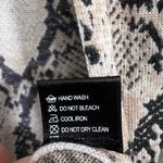 VICI Snake Print Open Front Lightweight Long-Line Cardigan | Size Small Photo 4