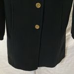 Coach :Black Wool/Angora/Nylon Blend- Green Signature lining-Gold buttons- XS Photo 7