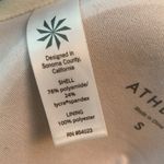 Athleta taupe and white tribal Ikat print molded cups bikini top crisscross Photo 11