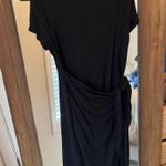 A New Day  Wrap Dress Black midi Photo 0