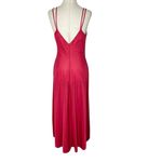 VINTAGE VAL MODE Maxi Nightgown Dress Red Size M Photo 4