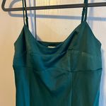 A New Day  Emerald Green Midi Slip Dress with Structured Chest and a Slit Size XS Photo 1