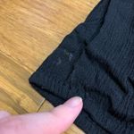 Skies Are Blue Skies‎ Are Blue Embroidered Tunic Top Womens Size Small Black Boho Button Front Photo 2