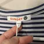 Sundry  WOMEN'S RIB STRIPE RACER TANK DRESS SIZE 1(XS) Photo 5