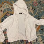 Brandy Melville  White Zip-Up Photo 0
