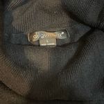 August Silk  black mock neck sweater size large Photo 1