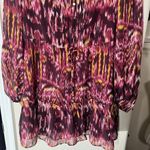 House of Harlow Pink Mini Dress 1960 Revolve Tiered Long Sleeve Sz 8 Photo 2
