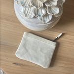 Balenciaga Authentic  Paris Classic Off-White Canvas Small Zip Pouch Clutch Photo 8