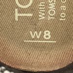 Toms Black Diamond Jacquard Rubber Sole Womens Classic Slip-On Casual Shoes 8 Photo 8