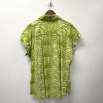 Free People We The Free Sun Splash Printed Top Green Size XL Photo 8