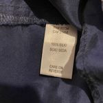 To The Max  like new 100% silk M navy tank top. Photo 3