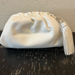Understated Leather NWT‎  Women's Crescent Clutch Handbag Vegan Leather - White Photo 1