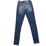 Buckle Black Skinny Jeans Women's Size 24 Blue Denim Stretch Fit No 53 Photo 4