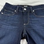 Paige Manhattan Bootcut Jeans Women's Size 24 Dark Wash Denim Mid Rise Photo 1