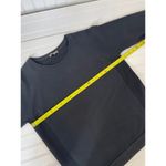 LILLA P Womens Black Crewneck Pullover Sweatshirt Athleisure Size S Photo 2