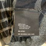 Carlisle  Turtleneck Shell Striped Black Silver Stripe Sz Small Photo 7