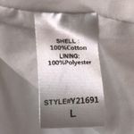 TALULAH Women’s White Floral Embroidered Puff Sleeve Open Back Tie Mini Dress Photo 8