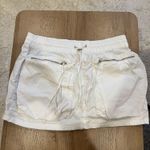 ZARA White Cargo Mini Skirt Photo 1