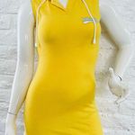 Activeland Vintage Yellow velvet Dress Size L Photo 0