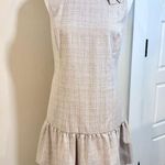 Gal Meets Glam Philippa Bow Neck Femme Plaid Drop Waist Flounce Dress Sz 4🧡 Photo 0