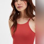 Girlfriend Collective  Naomi Workout Dress In Lava Photo 5
