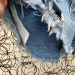 American Eagle AEO Hi Rise Festival Crochet Pocket Jean Shorts Size 2 Photo 1